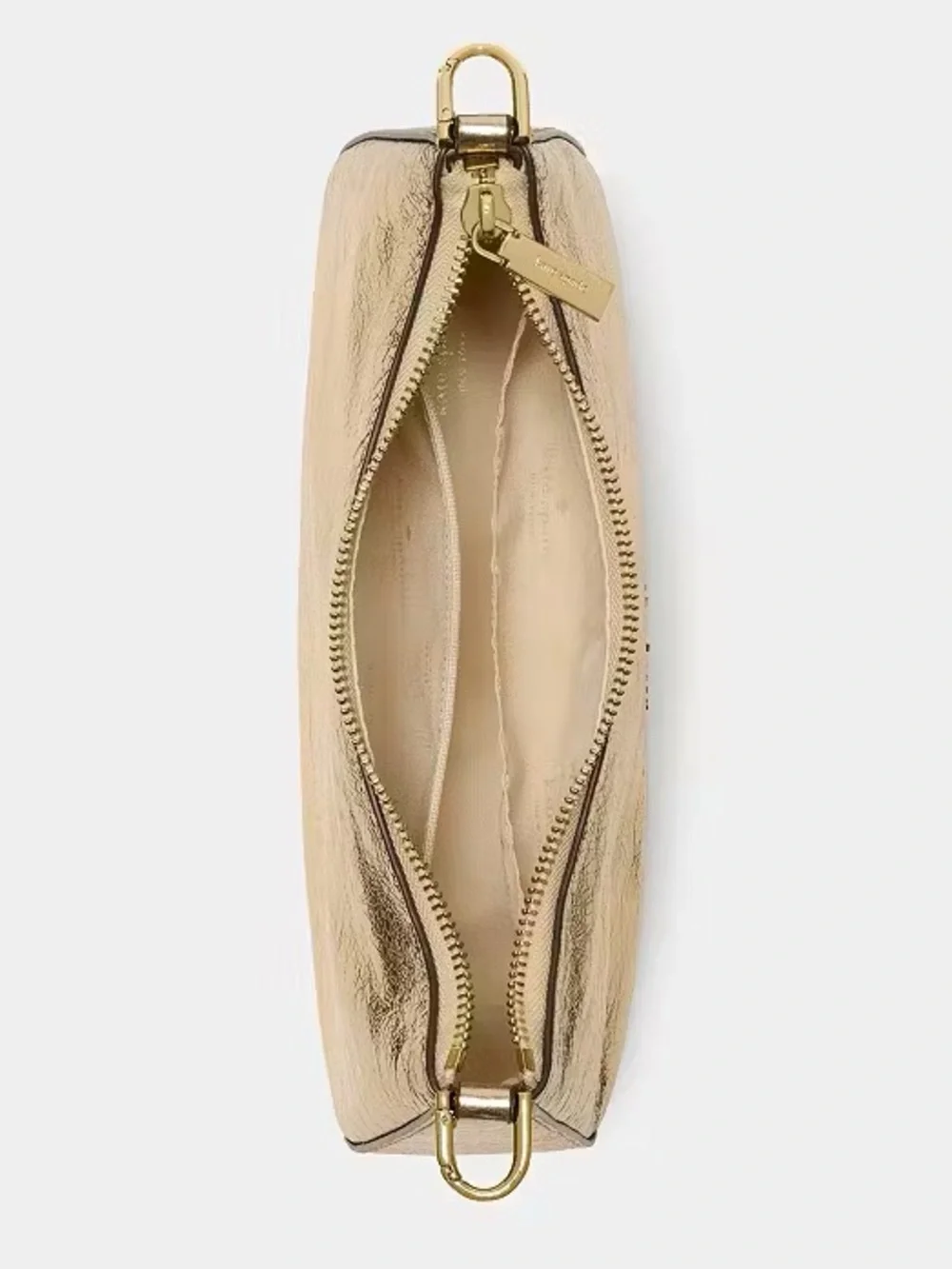 ♠️Kate Spade NY Margot Small Leather Convertible Shoulder Bag, Metallic Gold NWT